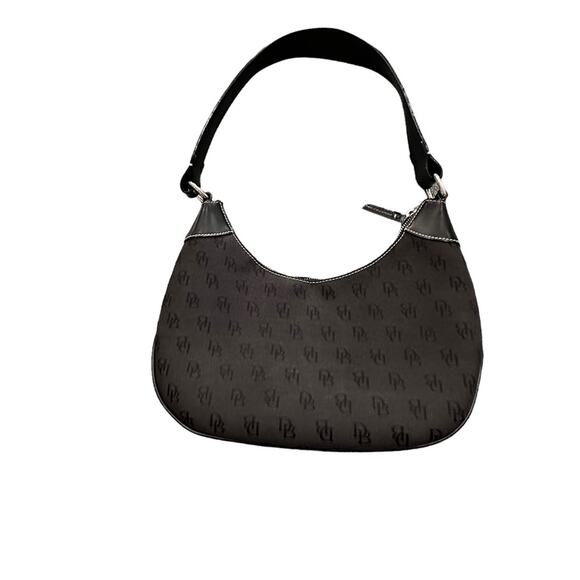 Dooney Bourke navy signature vintage handbag hobo shape great condition. 90’s - Picture 3 of 7